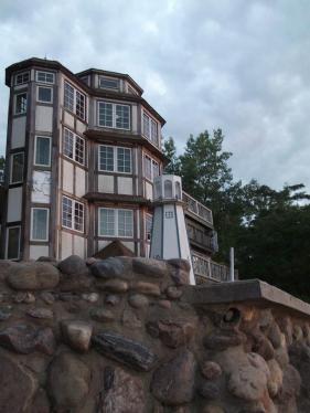 A glorious house I encountered in Sodus Bay.